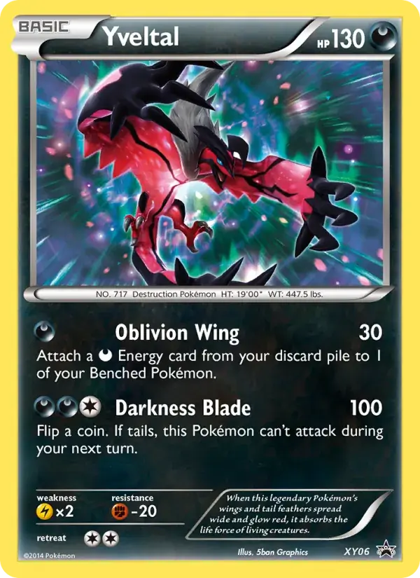 Yveltal - XY06/216 - XY Black Star Promos
