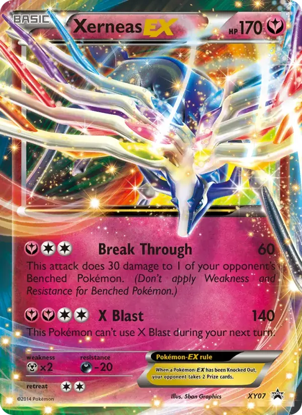Xerneas EX - XY07/216 - XY Black Star Promos