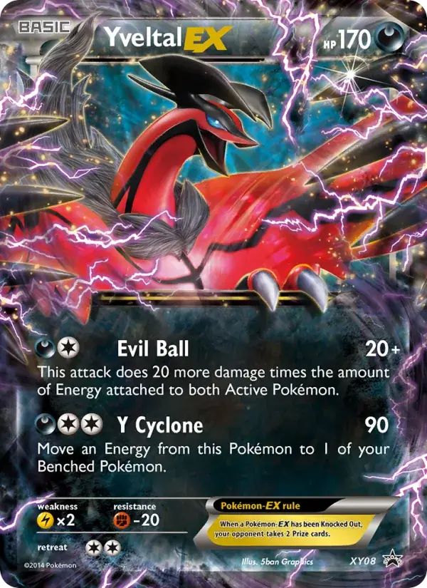 Yveltal EX - XY08/216 - XY Black Star Promos