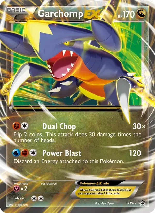 Garchomp EX - XY09/216 - XY Black Star Promos