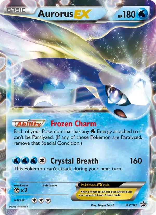 Aurorus EX - XY102/216 - XY Black Star Promos