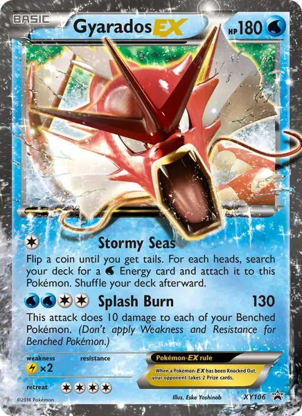 Gyarados EX - XY106/216 - XY Black Star Promos