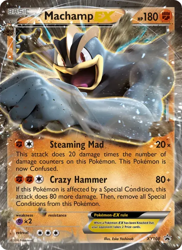 Machamp EX - XY108/216 - XY Black Star Promos