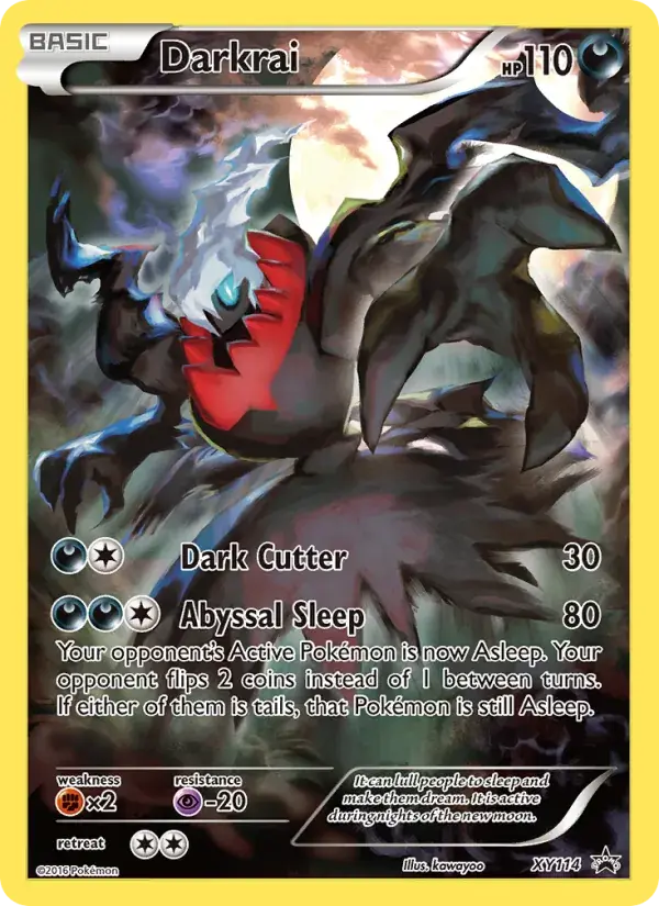 Darkrai - XY114/216 - XY Black Star Promos