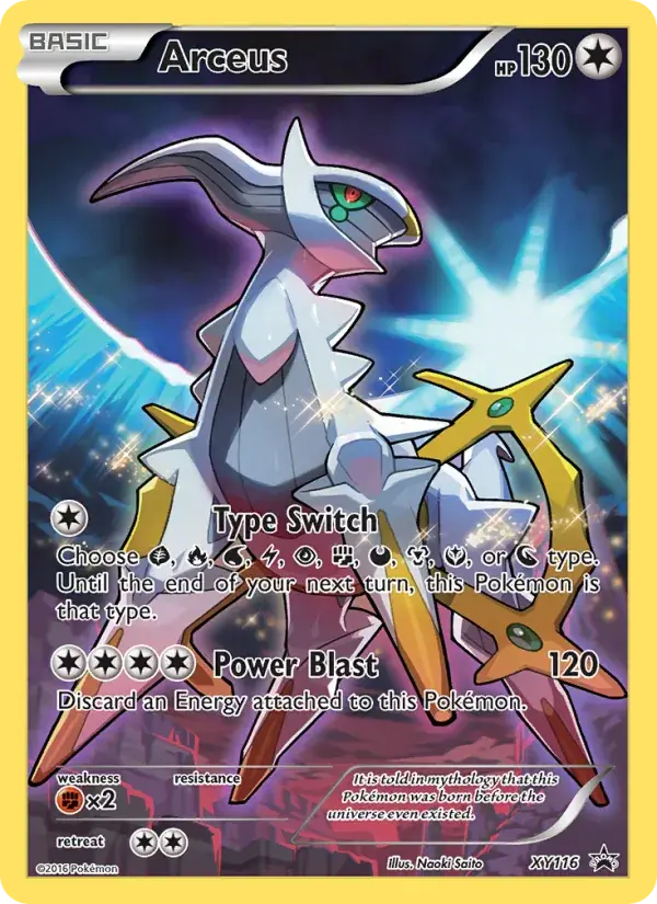 Arceus - XY116/216 - XY Black Star Promos