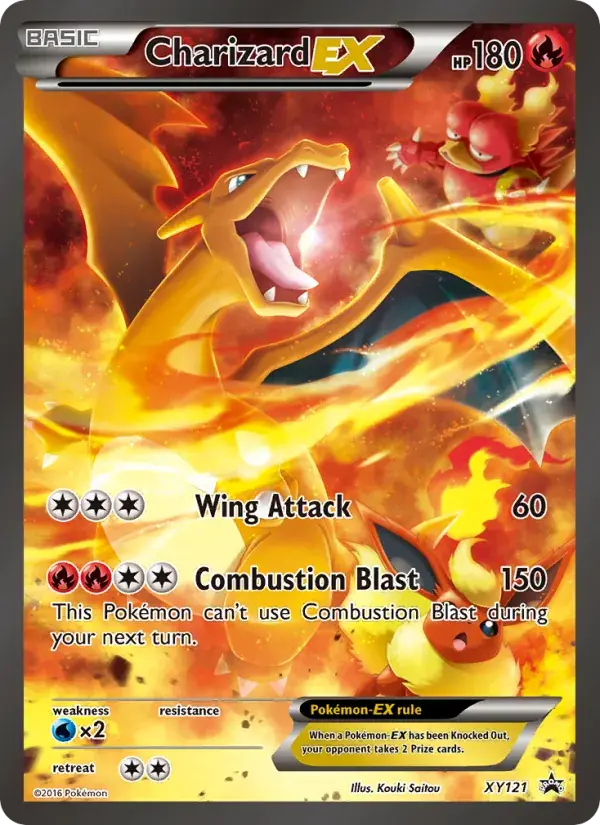 Charizard EX - XY121/216 - XY Black Star Promos