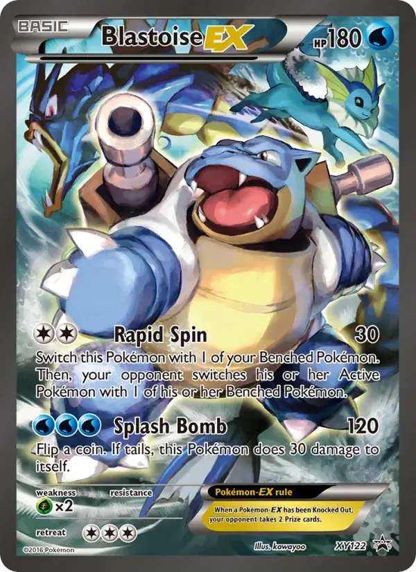Blastoise EX - XY122/216 - XY Black Star Promos