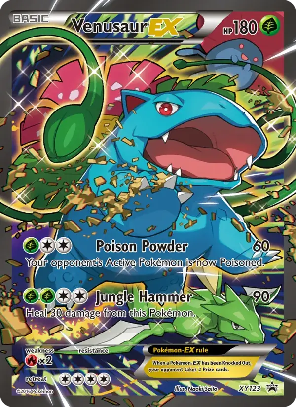 Venusaur EX - XY123/216 - XY Black Star Promos