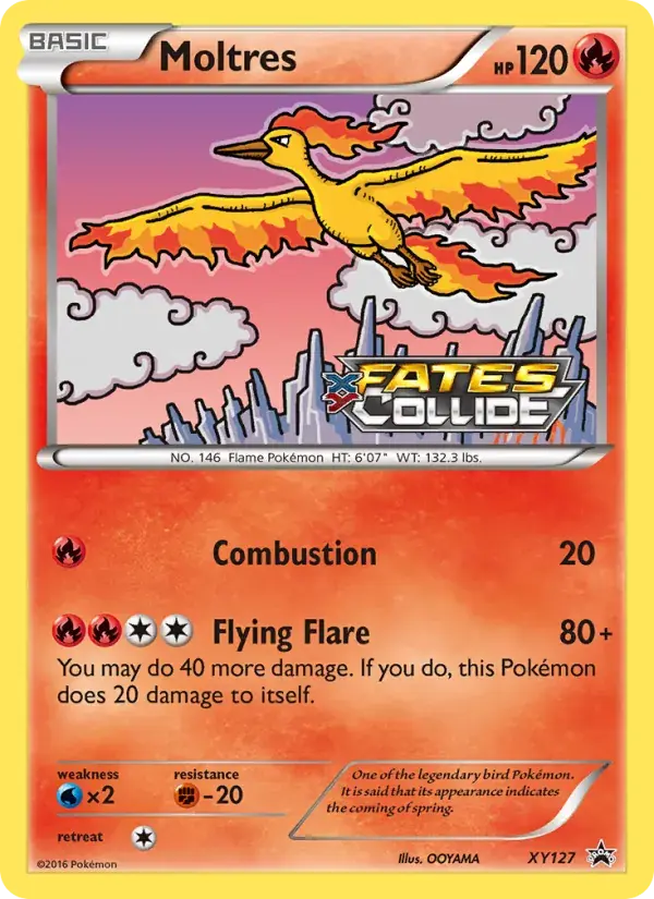 Moltres - XY127/216 - XY Black Star Promos