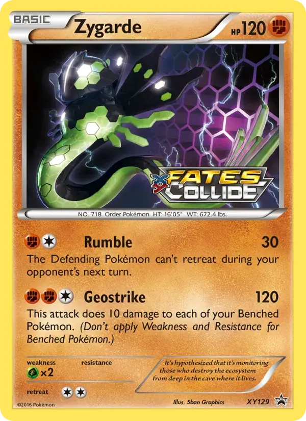 Zygarde - XY129/216 - XY Black Star Promos
