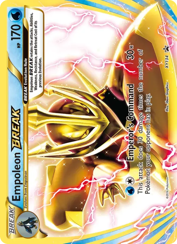 Empoleon BREAK - XY134/216 - XY Black Star Promos