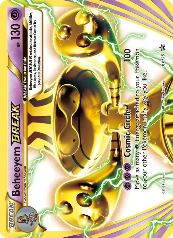 Beheeyem BREAK - XY135/216 - XY Black Star Promos
