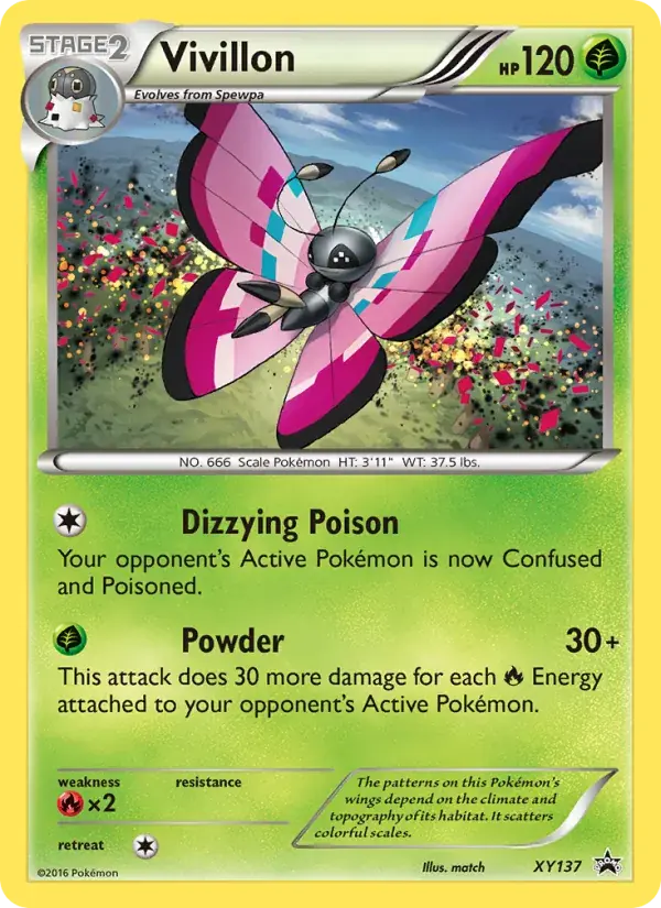 Vivillon - XY137/216 - XY Black Star Promos