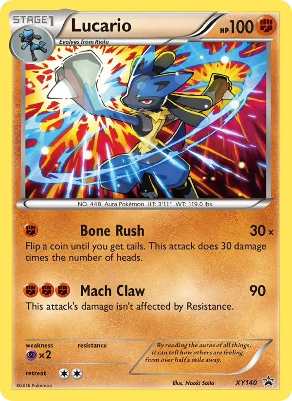 Lucario - XY140/216 - XY Black Star Promos