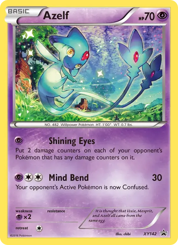 Azelf - XY142/216 - XY Black Star Promos