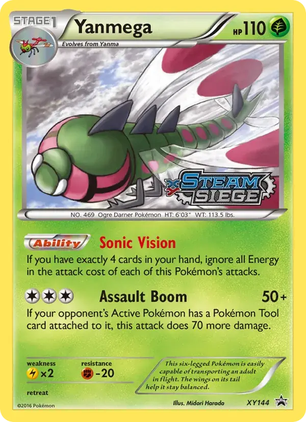 Yanmega - XY144/216 - XY Black Star Promos