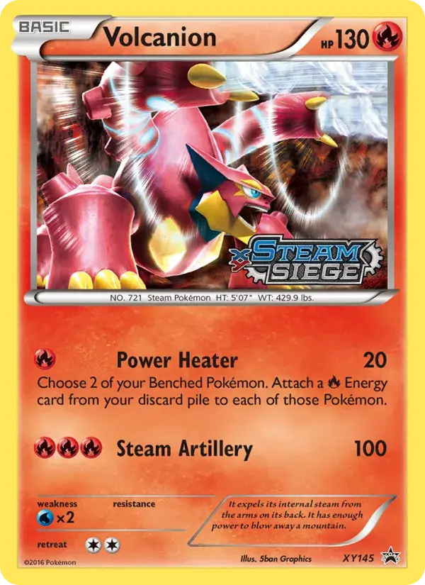 Volcanion - XY145/216 - XY Black Star Promos