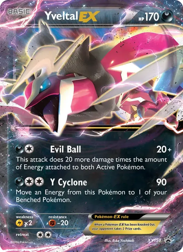 Yveltal EX - XY150/216 - XY Black Star Promos