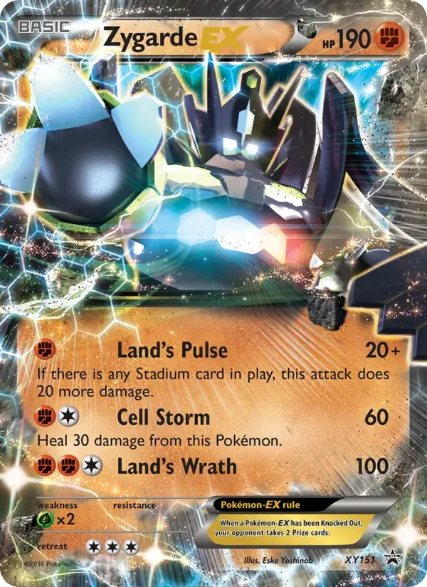 Zygarde EX - XY151/216 - XY Black Star Promos