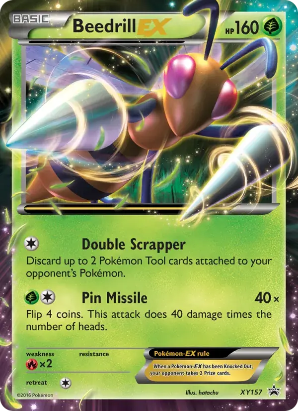 Beedrill EX - XY157/216 - XY Black Star Promos