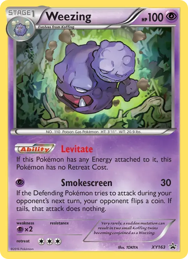 Weezing - XY163/216 - XY Black Star Promos