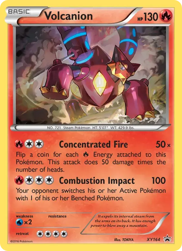 Volcanion - XY164/216 - XY Black Star Promos
