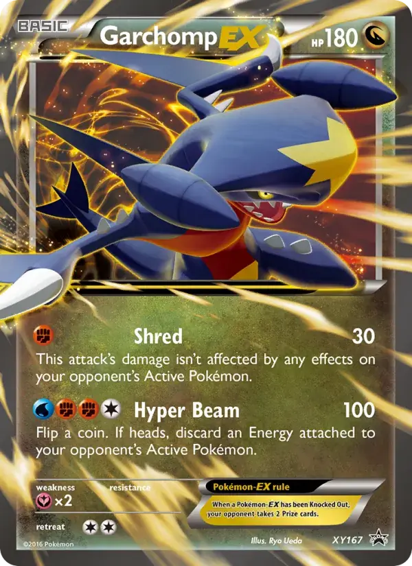 Garchomp-EX - XY167/216 - XY Black Star Promos
