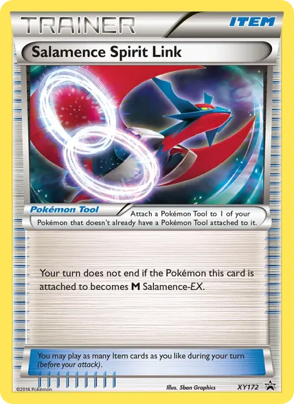 Salamence Spirit Link - XY172/216 - XY Black Star Promos