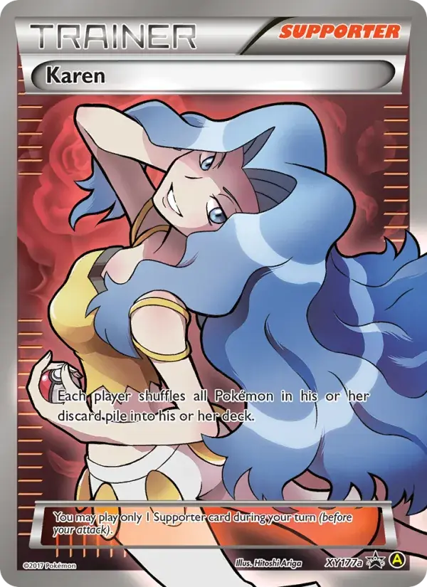 Karen - XY177a/216 - XY Black Star Promos
