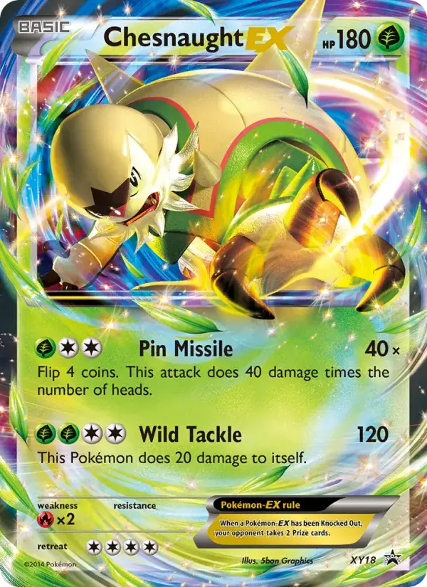 Chesnaught EX - XY18/216 - XY Black Star Promos