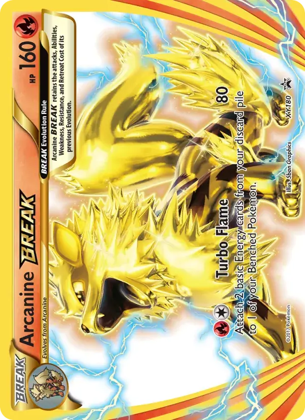 Arcanine BREAK - XY180/216 - XY Black Star Promos