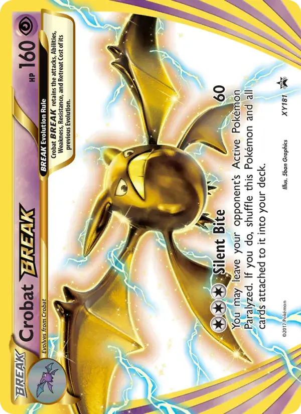 Crobat BREAK - XY181/216 - XY Black Star Promos