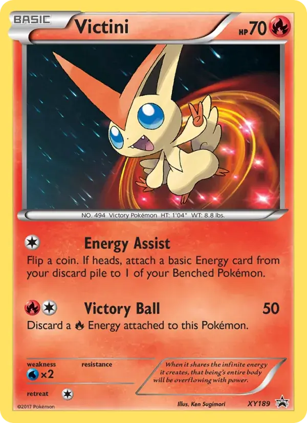 Victini - XY189/216 - XY Black Star Promos