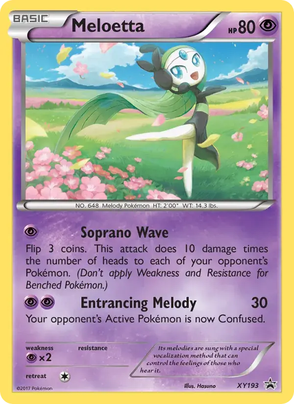 Meloetta - XY193/216 - XY Black Star Promos