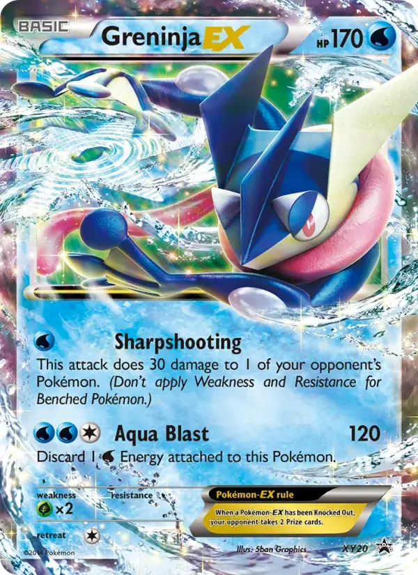 Greninja EX - XY20/216 - XY Black Star Promos