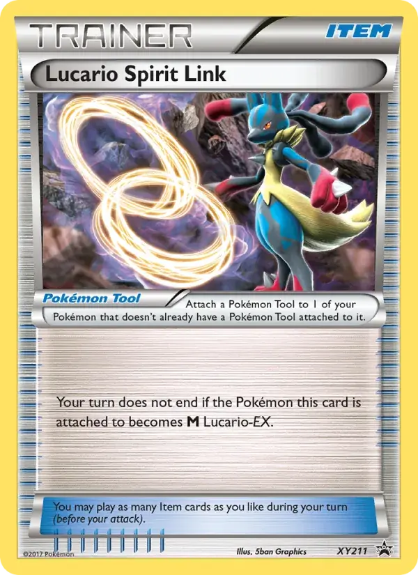Lucario Spirit Link - XY211/216 - XY Black Star Promos