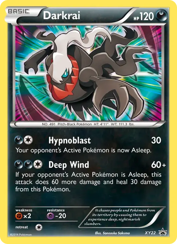 Darkrai - XY22/216 - XY Black Star Promos