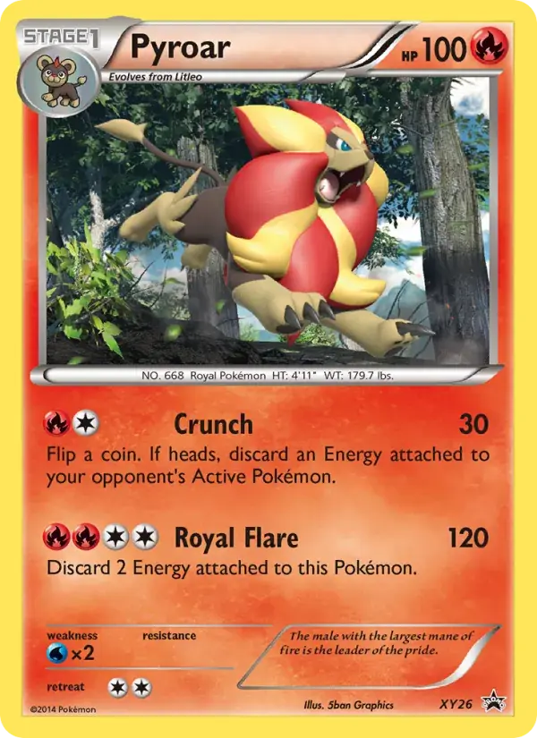 Pyroar - XY26/216 - XY Black Star Promos