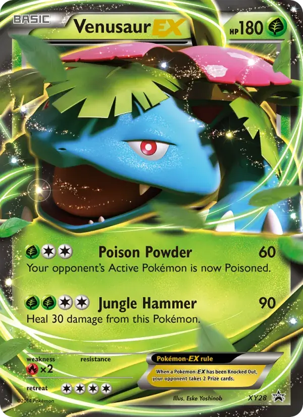 Venusaur EX - XY28/216 - XY Black Star Promos