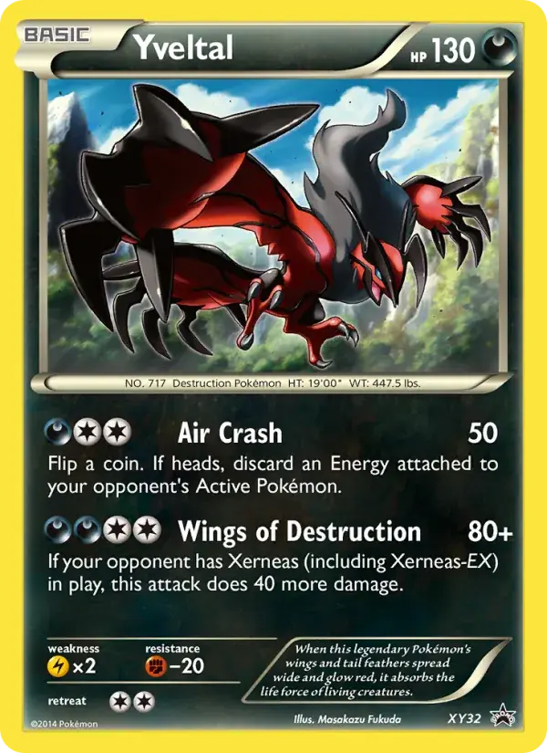 Yveltal - XY32/216 - XY Black Star Promos