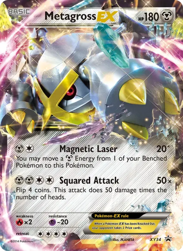 Metagross EX - XY34/216 - XY Black Star Promos