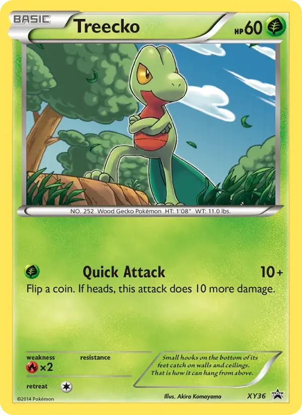 Treecko - XY36/216 - XY Black Star Promos
