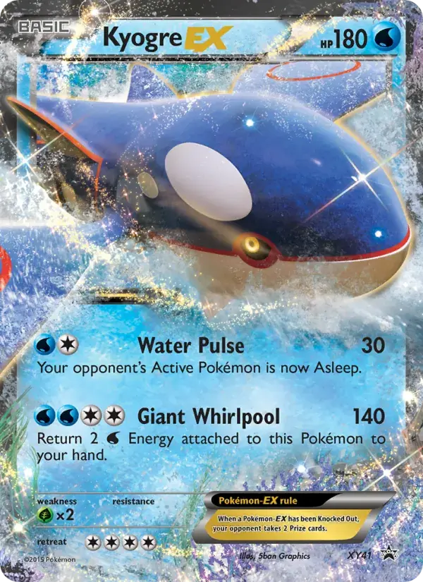 Kyogre EX - XY41/216 - XY Black Star Promos