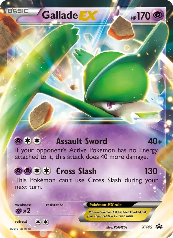Gallade EX - XY45/216 - XY Black Star Promos