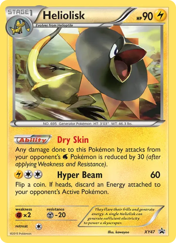 Heliolisk - XY47/216 - XY Black Star Promos