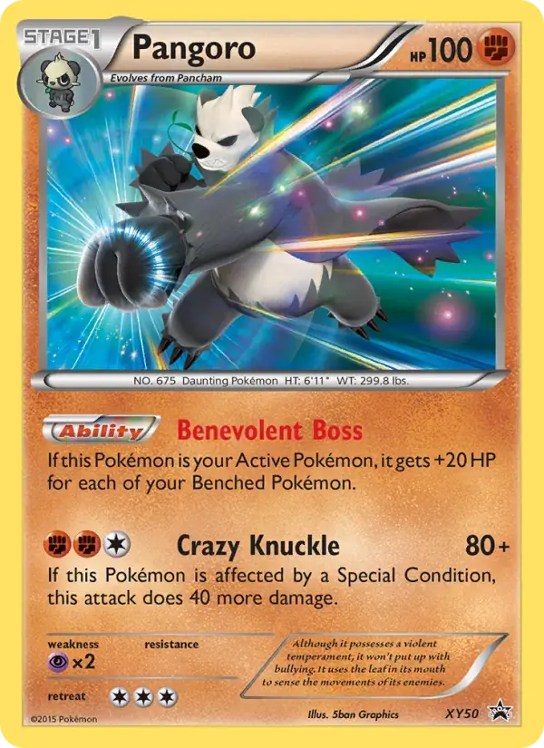 Pangoro - XY50/216 - XY Black Star Promos