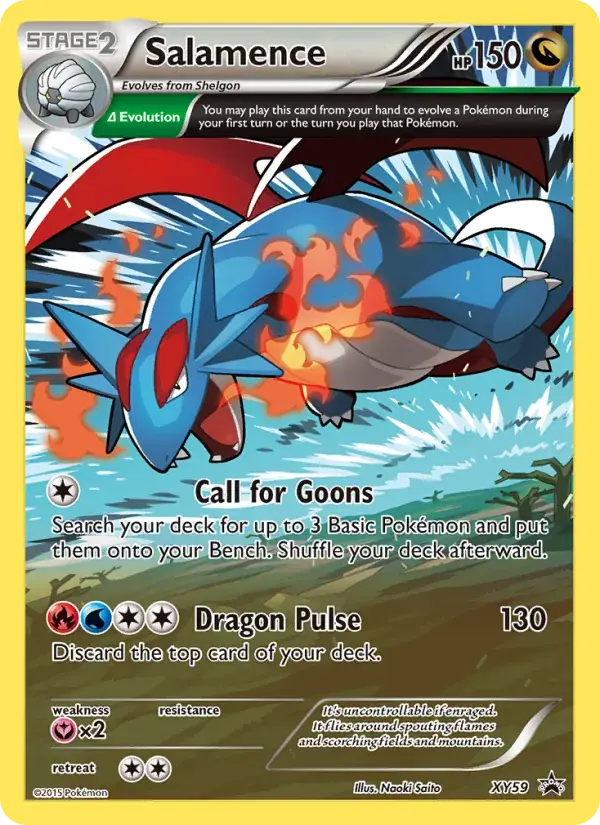 Salamence - XY59/216 - XY Black Star Promos