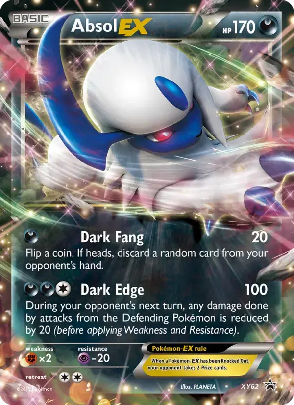 Absol EX - XY62/216 - XY Black Star Promos