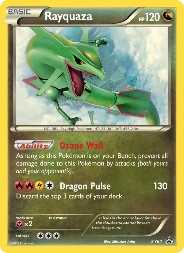 Rayquaza - XY64/216 - XY Black Star Promos