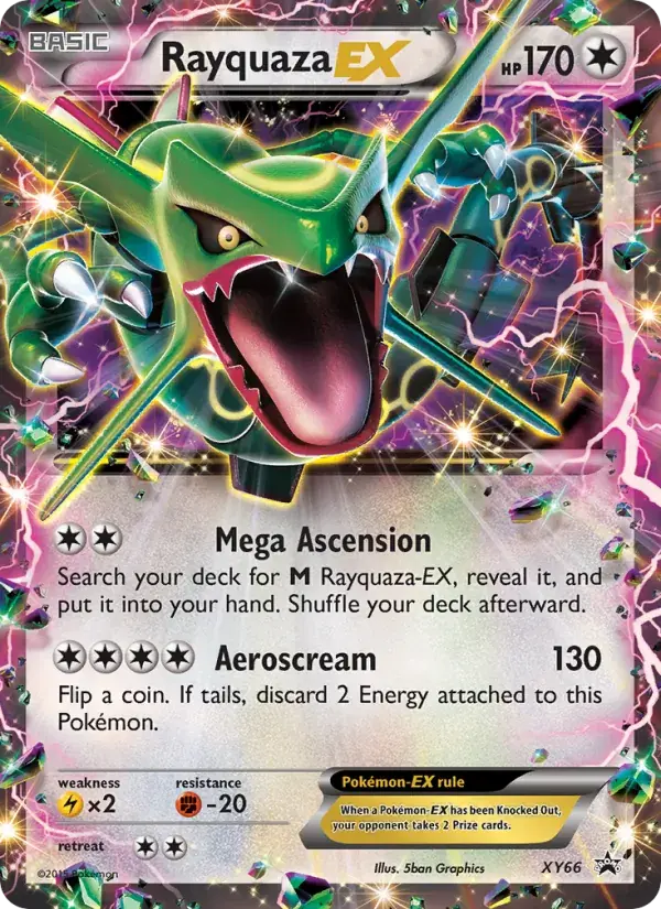 Rayquaza EX - XY66/216 - XY Black Star Promos